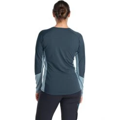 Rab Syncrino Base LS Tee Women orion blue -Ski & Thermal Underwear Tops Sales Store rab syncrino base ls tee women orion blue 4