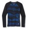 Smartwool Merino 250 Pattern Baselayer Crew Top Boxed Women blueberry hill mountain scape -Ski & Thermal Underwear Tops Sales Store smartwool merino 250 pattern baselayer crew top boxed women blueberry hill mountain scape 1