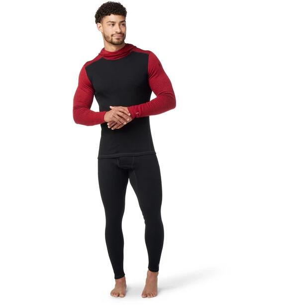 Smartwool Merino Baselayer Rib Hoodie Boxed Men rythmic red 4 Smartwool Merino Baselayer Rib Hoodie Boxed Men rythmic red - Image 2