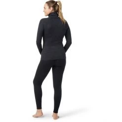 Smartwool Thermal Merino Rib Turtleneck Top Women charcoal heather -Ski & Thermal Underwear Tops Sales Store smartwool thermal merino rib turtleneck top women charcoal heather 3