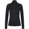 Super.natural Base 175 1/4 Zip Shirt Women jet black -Ski & Thermal Underwear Tops Sales Store supernatural base 175 1 4 zip shirt women jet black 1