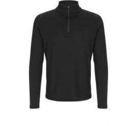 Super.natural Base 175 1/4 Zip Top Men jet black