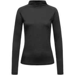 Super.natural Base 175 Turtle Neck Women jet black