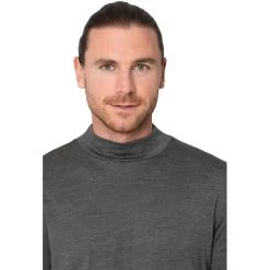 Super.natural Base 175 Turtle Neck Men pirate grey melange -Ski & Thermal Underwear Tops Sales Store supernatural base 175 turtle neck men pirate grey melange 3