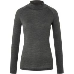 Super.natural Base 175 Turtle Neck Women pirate grey melange