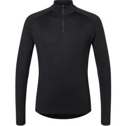 Super.natural Base 230 1/4 Zip Shirt Men jet black
