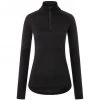 Super.natural Base 230 1/4 Zip Shirt Women jet black -Ski & Thermal Underwear Tops Sales Store supernatural base 230 1 4 zip shirt women jet black 1