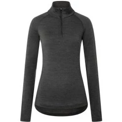 Super.natural Base 230 1/4 Zip Shirt Women pirate grey melange