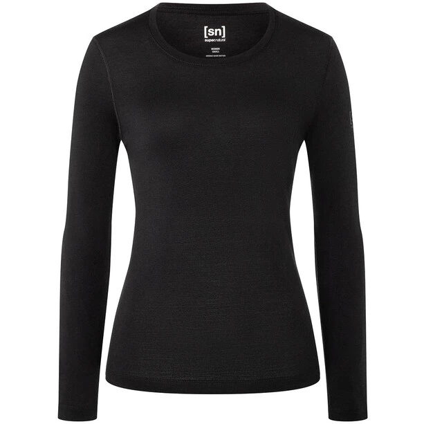 Super.natural Base 230 Crew Neck Women jet black 3 Super.natural Base 230 Crew Neck Women jet black