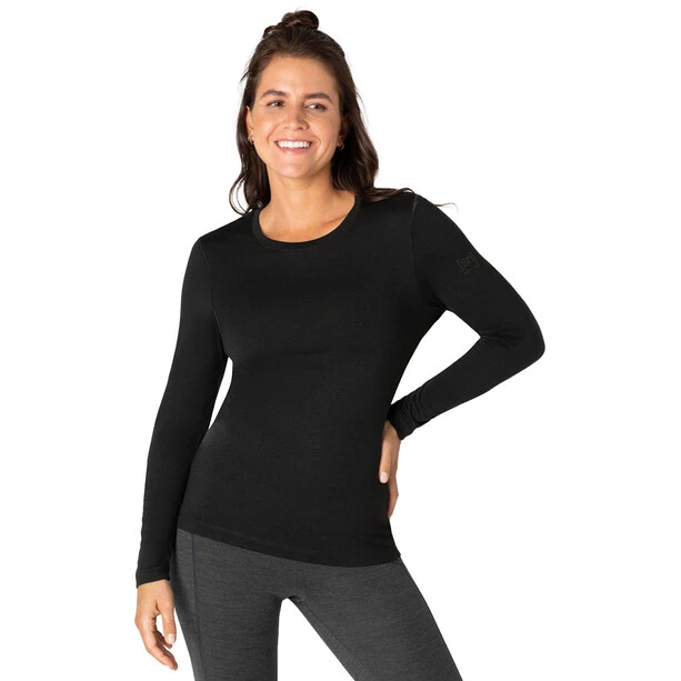 Super.natural Base 230 Crew Neck Women jet black 5 Super.natural Base 230 Crew Neck Women jet black - Image 3