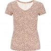 Super.natural Base Print 140 V-Neck Tee Women blush/blush stars -Ski & Thermal Underwear Tops Sales Store supernatural base print 140 v kauluksinen t paita naiset vaaleanpunainen musta 1
