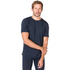 Super.natural Base 140 Tee Men navy blazer -Ski & Thermal Underwear Tops Sales Store supernatural base tee 140 miehet navy blazer 3