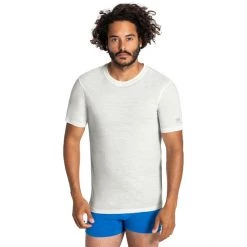Super.natural Base 140 V Neck Tee Men fresh white -Ski & Thermal Underwear Tops Sales Store supernatural base v neck tee 140 miehet fresh white 3