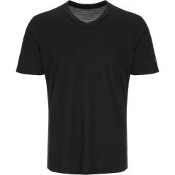 Super.natural Base 140 V Neck Tee Men jet black