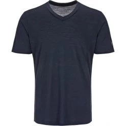 Super.natural Base 140 V Neck Tee Men navy blazer