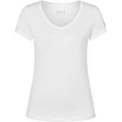 Super.natural BASE V-NECK TEE 140 Women fresh white