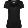 Super.natural BASE V-NECK TEE 140 Women jet black -Ski & Thermal Underwear Tops Sales Store supernatural base v neck tee 140 women jet black 1