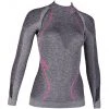 UYN Ambityon Melange UW LS Turtle Neck Shirt Women black melange/purple/raspberry -Ski & Thermal Underwear Tops Sales Store uyn ambityon melange uw alusvaate naiset black melange purple raspberry 1