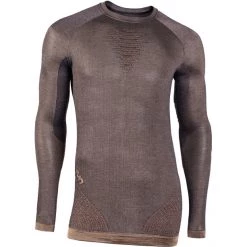 UYN Cashmere Silky UW LS Roundneck Shirt Men celebrity gold
