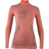 UYN Evolutyon UW LS Turtle Neck Shirt Women coral/anthracite/aqua
