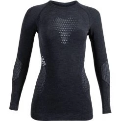 UYN Fusyon Cashmere UW LS Shirt Women grey stone/pearl