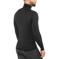Woolpower 200 Zip Turtleneck black -Ski & Thermal Underwear Tops Sales Store woolpower 200 alusvaatteet black 2