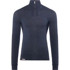 Woolpower 200 Zip Turtleneck dark navy