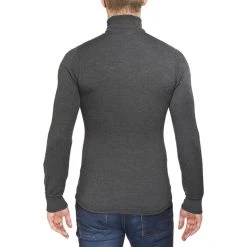 Woolpower 200 Zip Turtleneck grey -Ski & Thermal Underwear Tops Sales Store woolpower 200 alusvaatteet grey 3