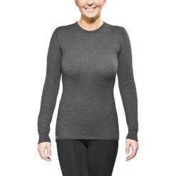 Woolpower 200 Crewneck grey -Ski & Thermal Underwear Tops Sales Store woolpower 200 alusvaatteet grey 5 1