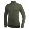 Woolpower 200 Zip Turtleneck pine green