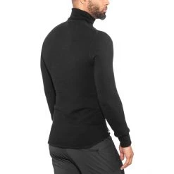 Woolpower 400 Zip Turtle Neck black -Ski & Thermal Underwear Tops Sales Store woolpower 400 alusvaatteet black 3