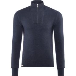 Woolpower 400 Zip Turtle Neck dark navy