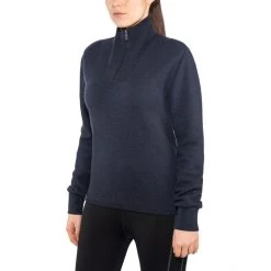 Woolpower 400 Zip Turtle Neck dark navy -Ski & Thermal Underwear Tops Sales Store woolpower 400 alusvaatteet dark navy 4