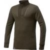 Woolpower 400 Zip Turtle Neck pine green -Ski & Thermal Underwear Tops Sales Store woolpower 400 vetoketjullinen pusero poolokaulus oliivi 1