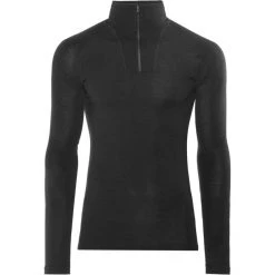 Woolpower Lite Zip Turtle Neck black